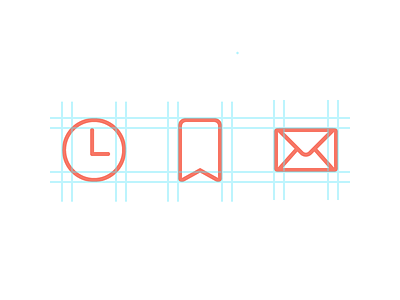 Cohesive Icon Sets align bookmark clock cohesive grid icon icons mail set ui