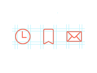 Cohesive Icon Sets align bookmark clock cohesive grid icon icons mail set ui