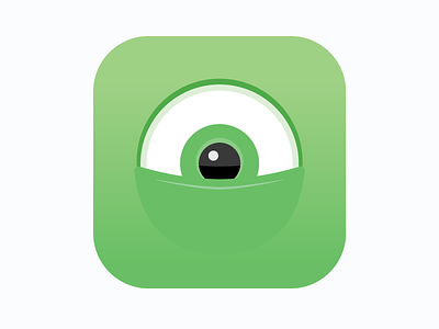 Green Eye (iOS) app expression eye green icon ios shock