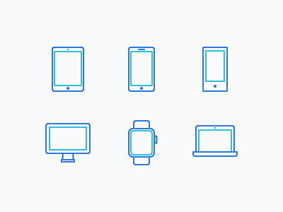 Device Icons apple devices display icon icons ipad iphone ipod macbook technology watch