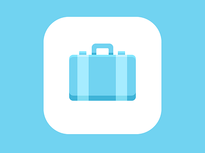 Travel adventure app icon ios pack suitcase travel