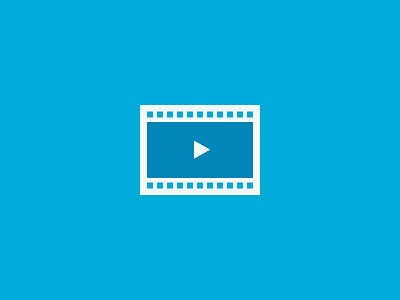 Newsletter Icon (Videos) design film icon learning newsletter play production video