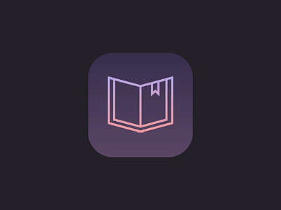 Night Reader book dark icon ios ios 8 night reading ui ux