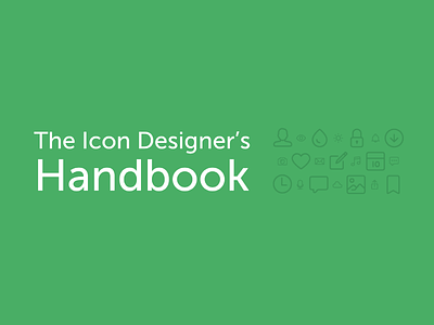 The Icon Designer's Handbook is Here! book free guide icon icon design icons learn resource