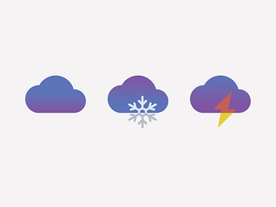 ModWeather Icons 2 cloudy icons lightning modular snow storm weather