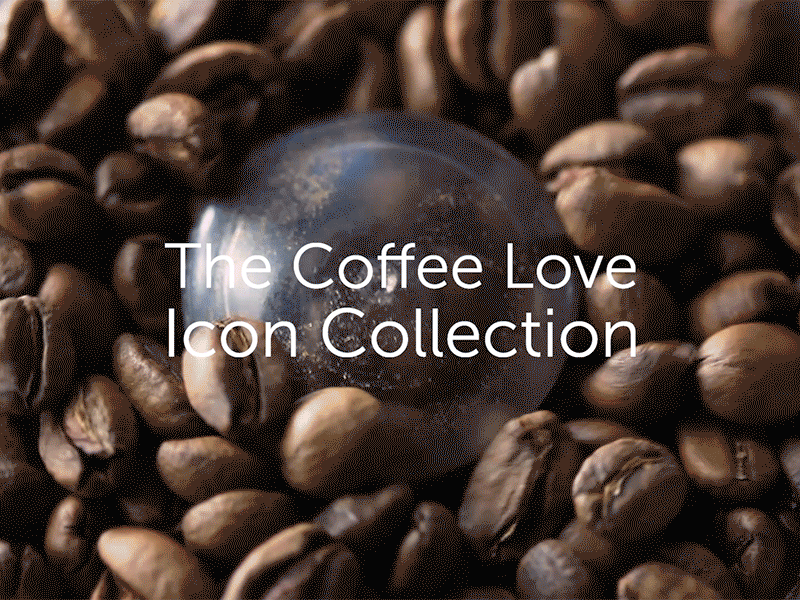 Coffee Love Video button chemex coffee packaging product promo stickers story video