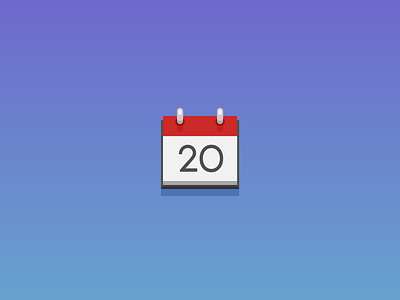 Time Icons: Calendar by Kyle Adams on Dribbble