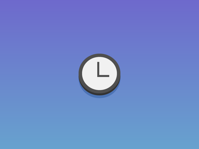 Time Icons: Clock by Kyle Adams on Dribbble