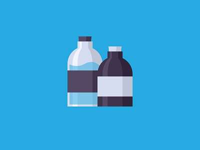 Chemicals for Science bottles chemicals icon learn profession science study