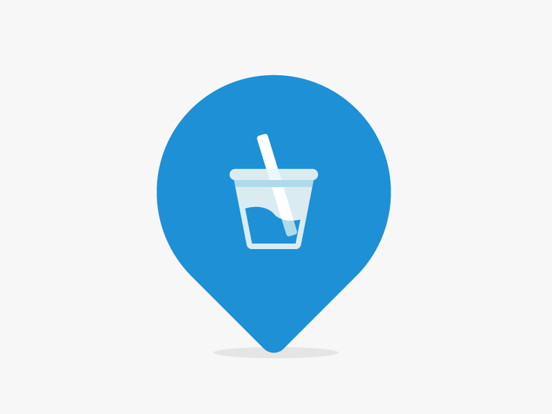 Water station. Desalination icon. Water Phone icon. Top button Water Station. Icon location for Instagram 180x180.