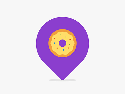 Locations: Donut Shop donut doughnut find icon location shop