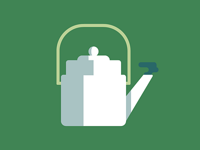 Tea Kettle Revised color course icon kettle revision sticker tea