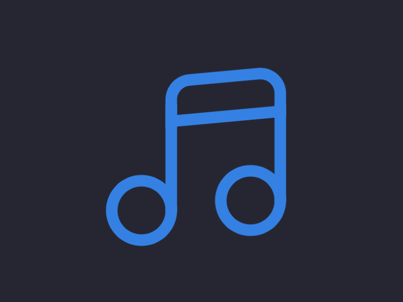 Dancing Note (CSS Animation) animation css dancing icon music note set