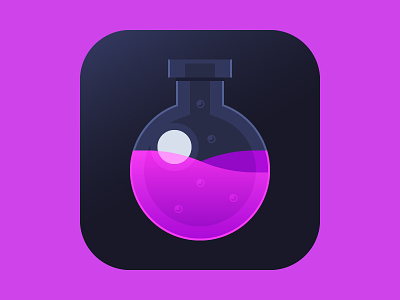 Potion App Icon app glass icon ios magic potion