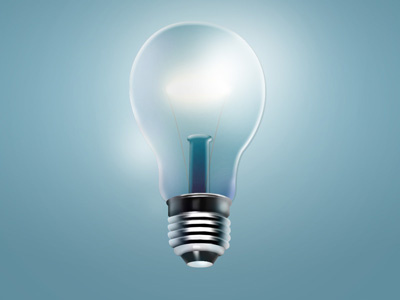 Light bulb bright bulb design glow icon light photoshop