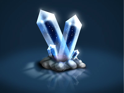 Crystal Icon by Kyle Adams on Dribbble