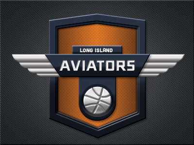 Aviators Logo aviators basketball dribbble fun logo long island wings