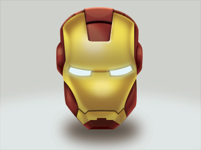 Iron Man Icon avengers comic glow icon iron man ironman marvel photoshop shiny