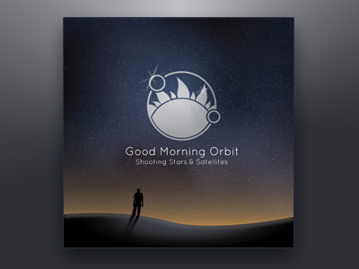 Album Art album art cover good hill illustrator morning music orbit person photoshop stars sun