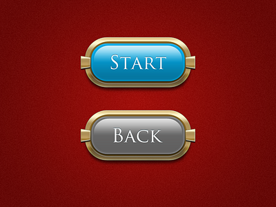 Classy Buttons back buttons click gold random start ui