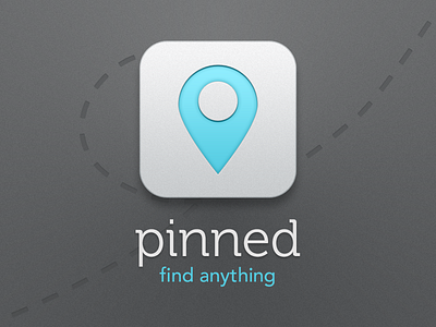 Pinned app fun icon ios location photoshop pin tag