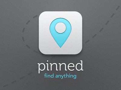 Pinned app fun icon ios location photoshop pin tag