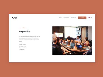 QTir Warehouses - Contact clean contact contact page design minimal simple ui ux web webdesign website