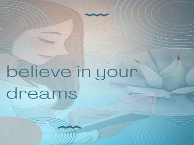 Believe it. Yes, your dream needs to be big. ... branding design graphic design logo motion graphics typography ux