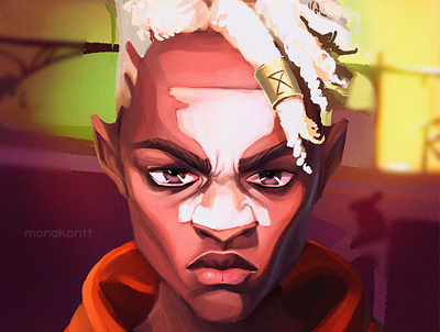 Ekko/arcane illustration nft nftart рисунки