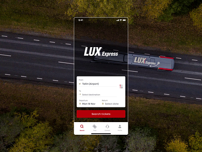 Lux Express Booking Flow animation booking desktop enterprise estonia interface ticket booking transfer transport ui ukraine ux web