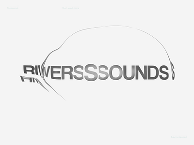RIVERSSSOUNDS art branding branding design design experimental identity identity design sound art sound design webdesign