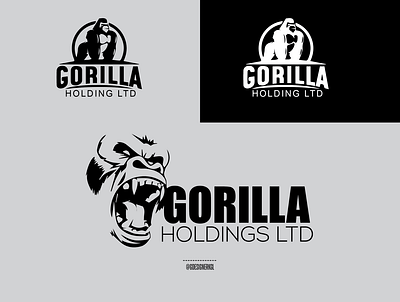 Gorilla Holding Logo branding design graphic design logo