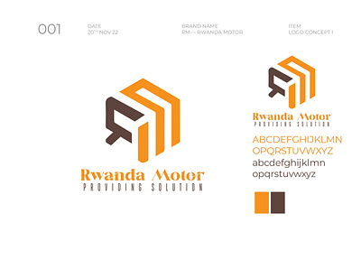 RM Logo concept branding design graphic design illustration logo vector