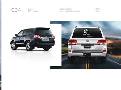 Car Mockup Design & Branding branding design graphic design logo