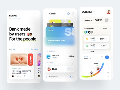 Financial Mobile App app banking blog credit card crypto dashboard design finance fintech interface ios minimal mobile mobile app mobile design transactions ui user interface ux web