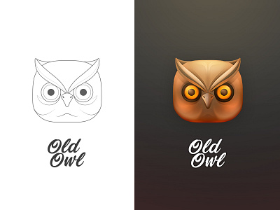 Oldowl Logo art concept icon illustration inspiration logo owl processdesign vector