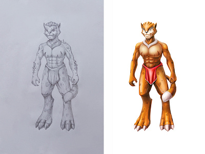 Ragna the tiger character character game concept design design illustration tiger tiger character