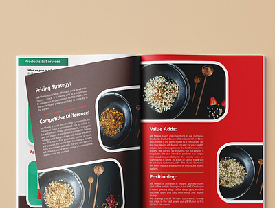 Brochure Design branding brochure catalog food design