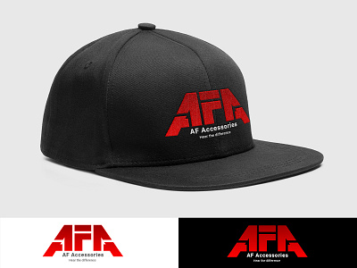 AF Accessories logo audio design logo logo design minimalist noise cancelling sound