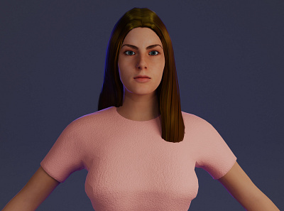 3D Realistic Character 3d