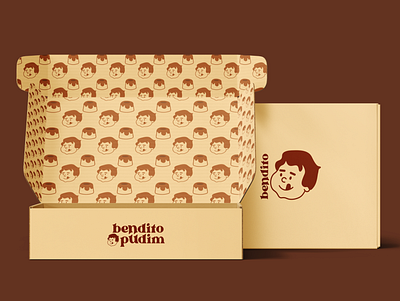 Brand Identity for Bendito Pudim | Orange adobe brand brand identity branding design designer grafico freebie graphic design logo