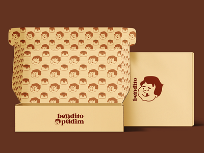 Brand Identity for Bendito Pudim | Orange