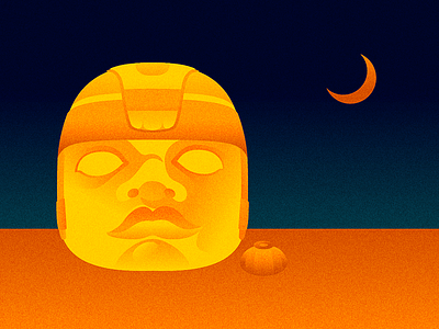 Cabeza Olmeca aztec azteca cabeza head hikuri luna mexico moon olmec olmeca peyote