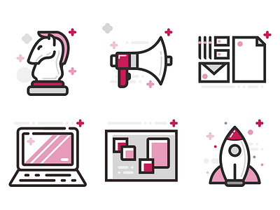 Icons for Nativo Digital´s Website icon icons uiux web design website