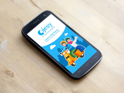 Ojesy ( Ojek Syar'i ) Splash Screen Mobile App app mobile screen splash