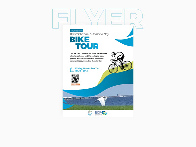 Bike Tour Flyer Design adobe indesign design flyer print design