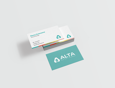 Business Card Design-Home Care Service Company adobe indesign branding business card design photoshop