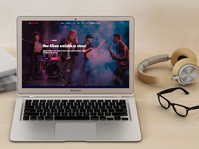 ET Rocker – Free Responsive Singer WordPress theme