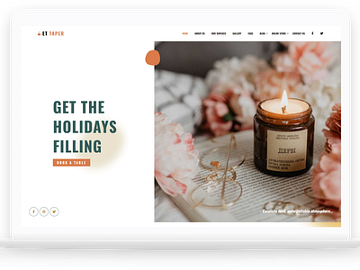 ET Taper – Free Responsive Xmas wordpress theme