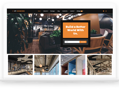 ET Cowork – Free Responsive WordPress coworking theme